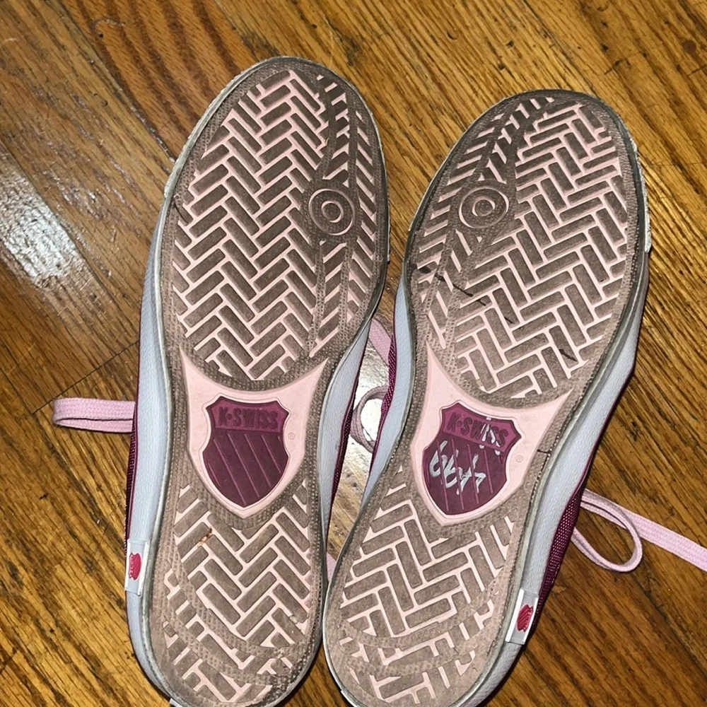 K-Swiss purple sneakers size 6.5